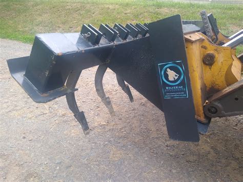 skid steer concrete scarifier|himac ripper scarifier for skidsteer.